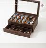 Qingyu Packaging Bark Texture PU Leather Watch and Jewelry Display Box