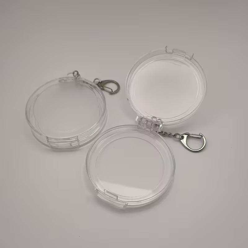 Contenitore Trasparente per Badge per Pacchi Dolorosi Borsa Espositore per Badge Anime Custodia Portatile per Gioielli e Accessori