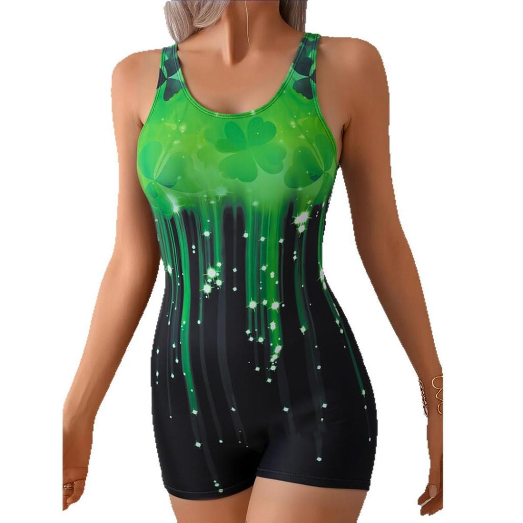 2026 Damen Einteiler Boyleg Sportlicher Strand Badeanzug - Europäischer & Amerikanischer Stil
