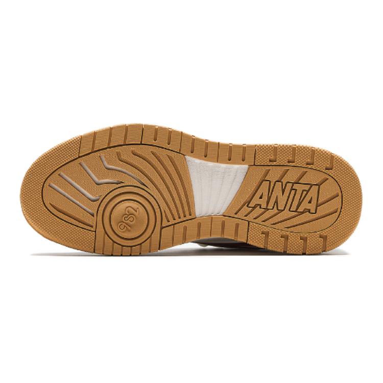 Anta Comfortable Non-Slip Low-Top Kids Skate Shoes Kids Sneakers White Gray Red 312418010R-1