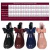 Women's European & American Bow Low Tube Rain Boots - Fashionable Non-Slip PVC for Outdoor Wear.