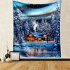 Beach Blanket Living Room Decoration Bedroom Background Cloth Santa Red Riding Hood Gnome Cute Tapestry Wall Hanging