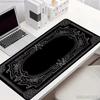 Retro Embroidery Style Mousepad  Extended Desk Mat Smooth Surface for Precision AntiSlip Back for PC Laptop Workstation