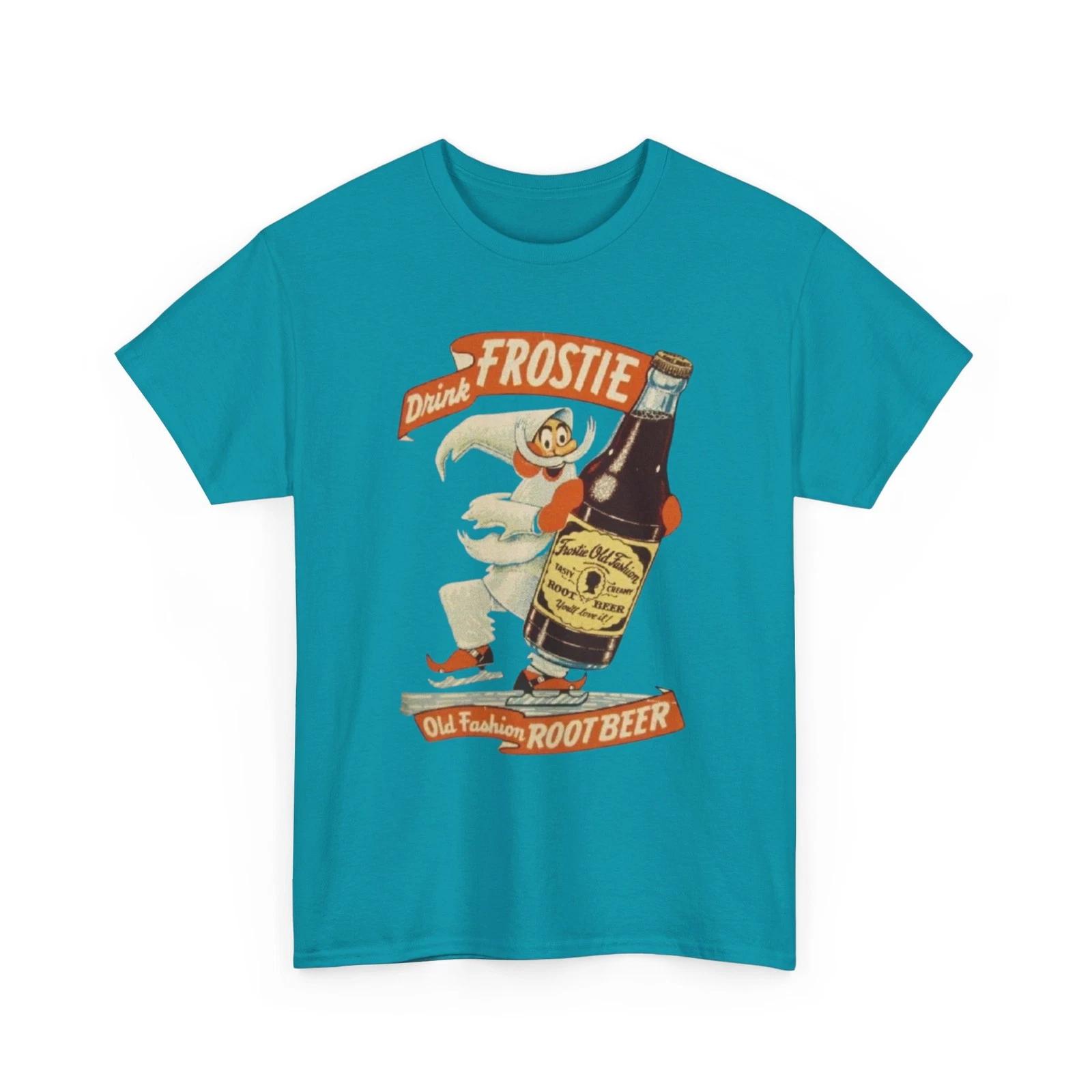 

Vintage Frostie Root Beer Printed Collectible T shirt Nice Nostalgic Gift Idea L