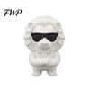 Trendy Desktop Toy 3D Printed Lion Figurine Funny Cool Statue with Sunglasses Figure Collectible Ornament for Home Office Executive Desk Decor