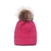 New children's knitted hat infant warm cold hat girl baby child solid color wool hat winter