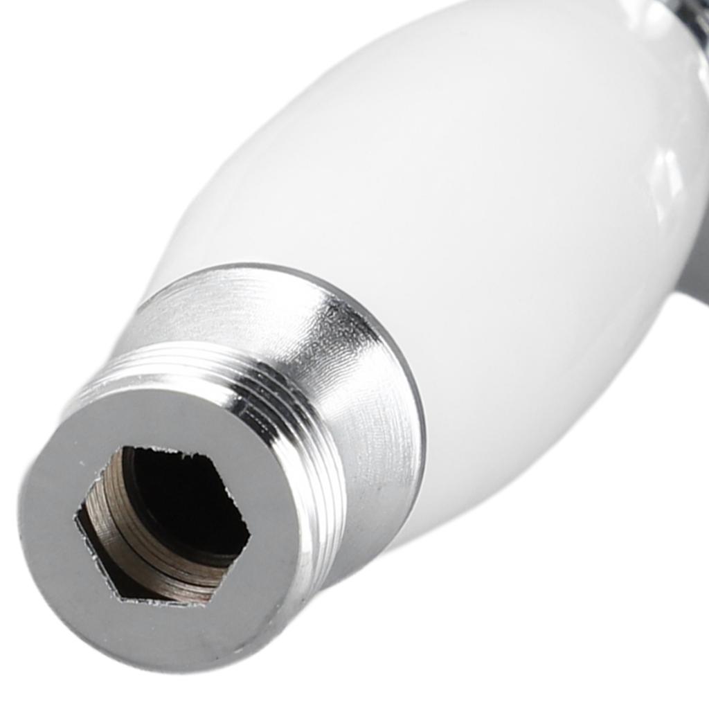 Wiadro prysznicowe Vintage Chromowane Odłączane Ręczne Głowica prysznicowa do łazienki Akcesoria prysznicowe do majsterkowania