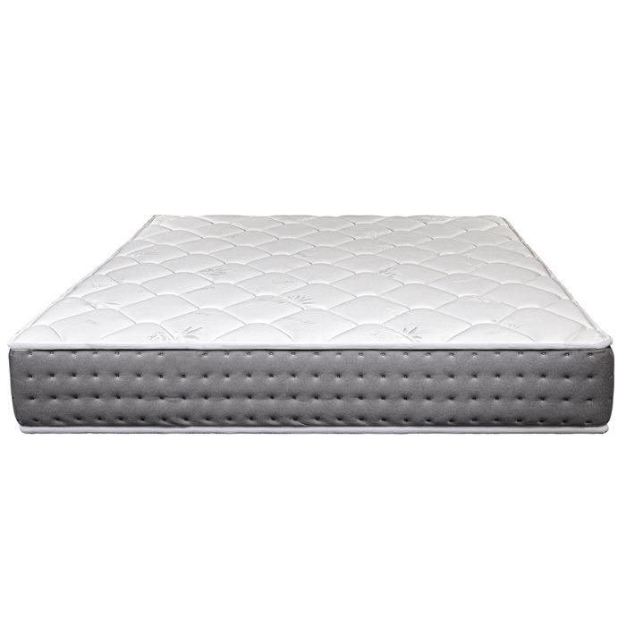 Matelas 90x190 cm,Sakina,24cm,Ressorts Ensachés,Mousse Haute Densité,Indépendance de Couchage,Soutien ferme,face été/hiver