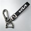 ZBAX1 Men Womens Luxury Leather Keychain Retro Keychain with Car Logo for Kia Rio Soul Seltos Forte K5 K3 Niro Sorento Stinger Sportag