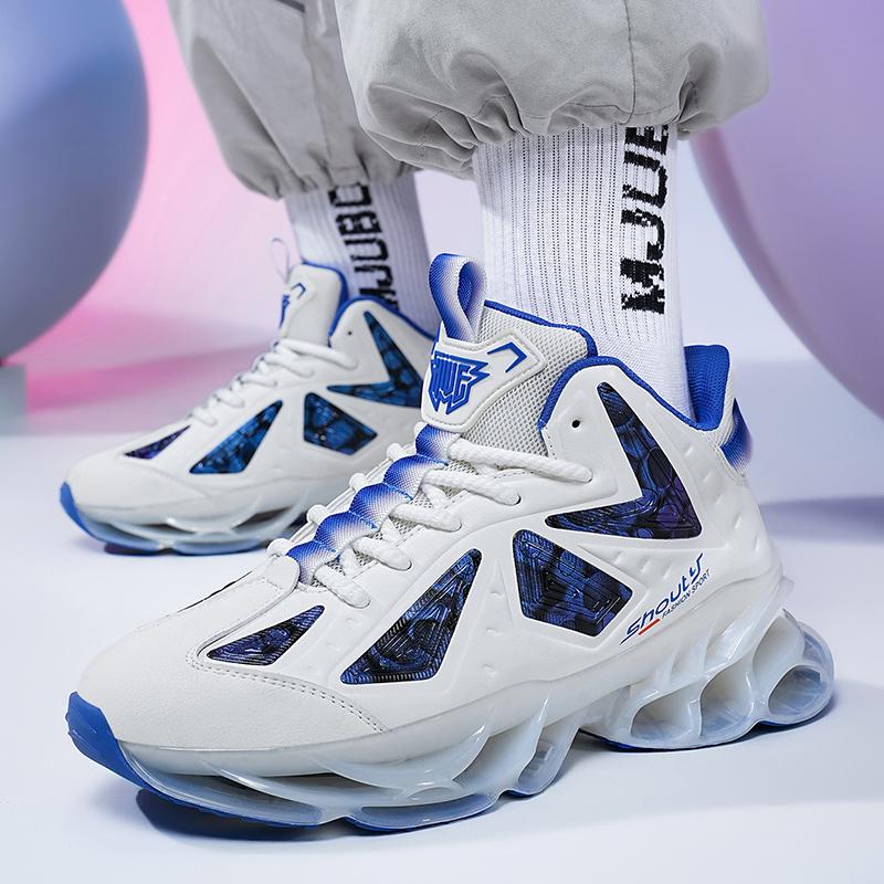 Breathable Blade Sneakers Men High Street Sports Shoes Brand Designer Leisure Shoes Shock Absorption Walking Shoes Made Footwear