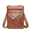 Dame Crossbody-veske Ny tekstur Skulderveske Telefonveske Mykt skinn Chic Euroamerikansk stil Moden mote Vintage Liten veske