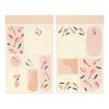 Of Posy Bookmark Paper Bookmark Pink [Delfonics] [Set 2] (Light & Mint)
