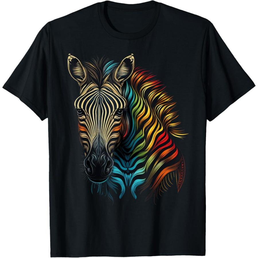 Cute Zebra Lover Animal On Zebra T-Shirt