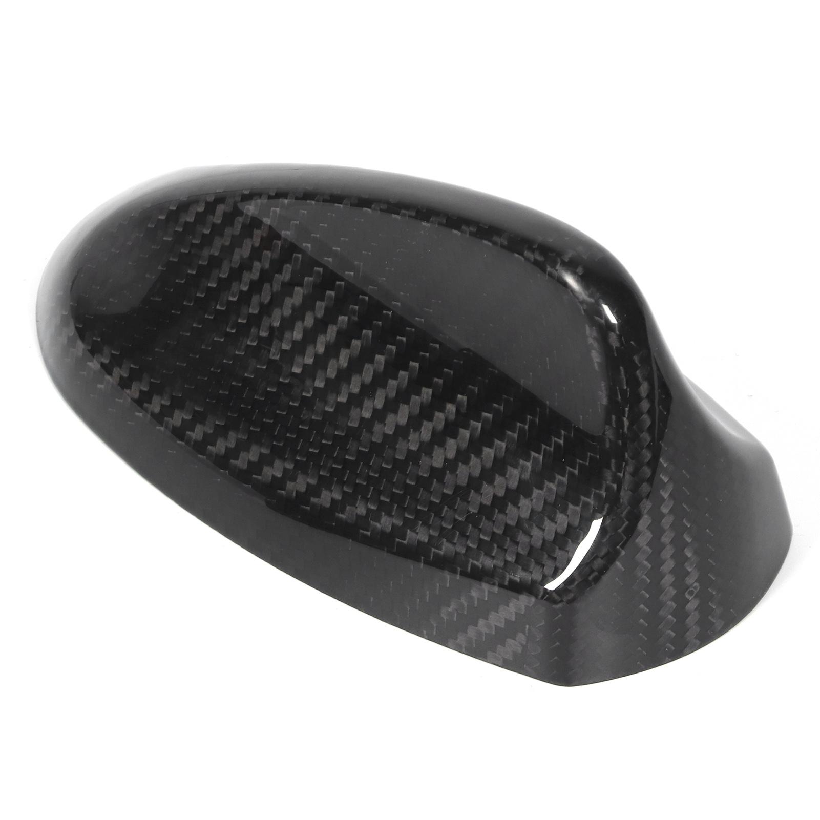 

Крышка антенны автомобиля из углеродного волокна с отделкой в виде плавника акулы, глянцевый черный декор, подходит для Alfa Romeo GiuliaStelvio