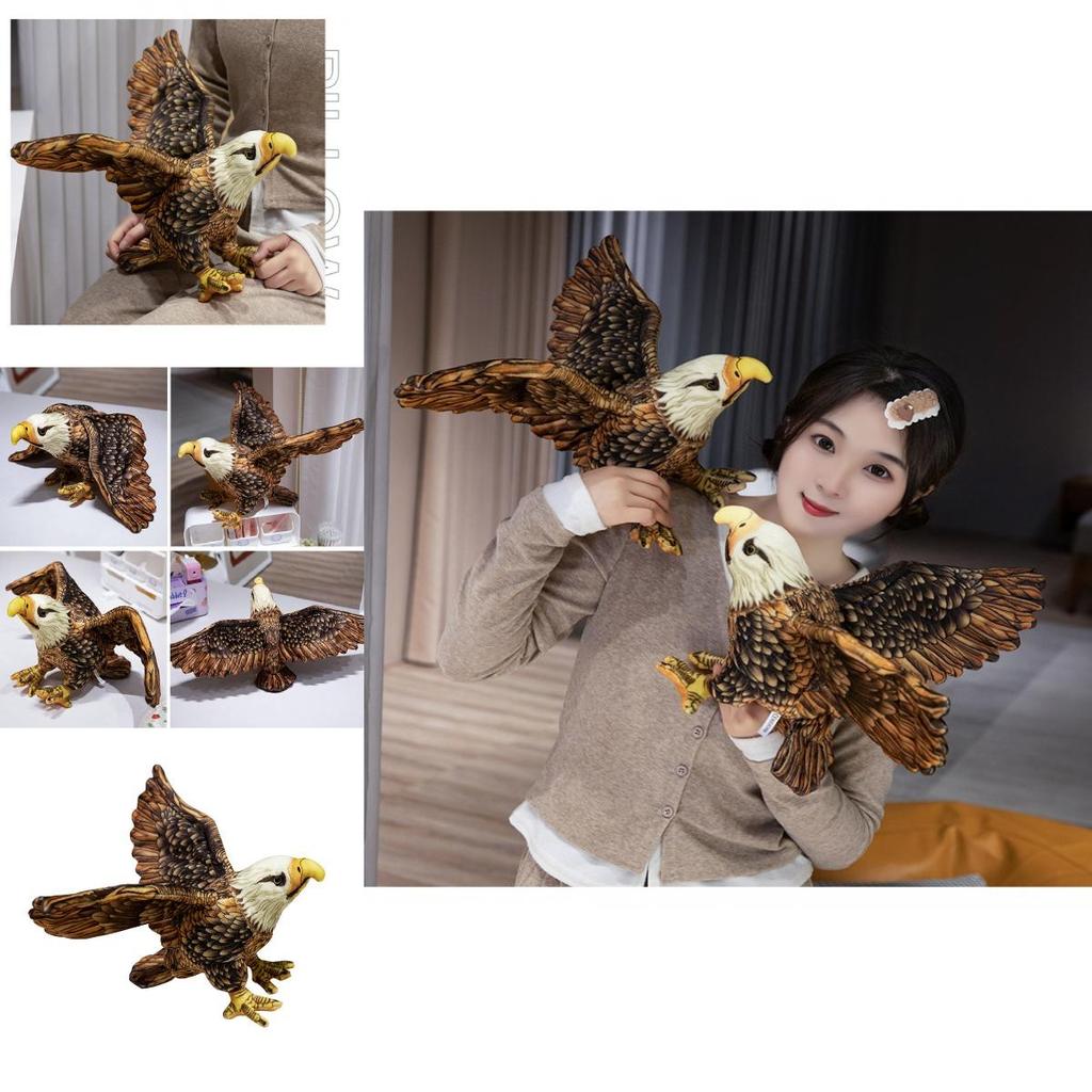 Maßgeschneidertes kurzes Plüsch-Adler-Stofftier 30cm