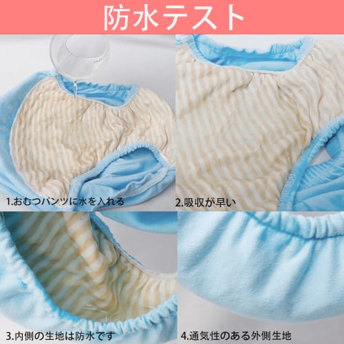 KUMUROETA Incontinence Underwear, Urine Barrier Underwear, Pure Cotton, Absorbent, Breathable, Washable, with Removable Absorbent Pads, Prevents Side