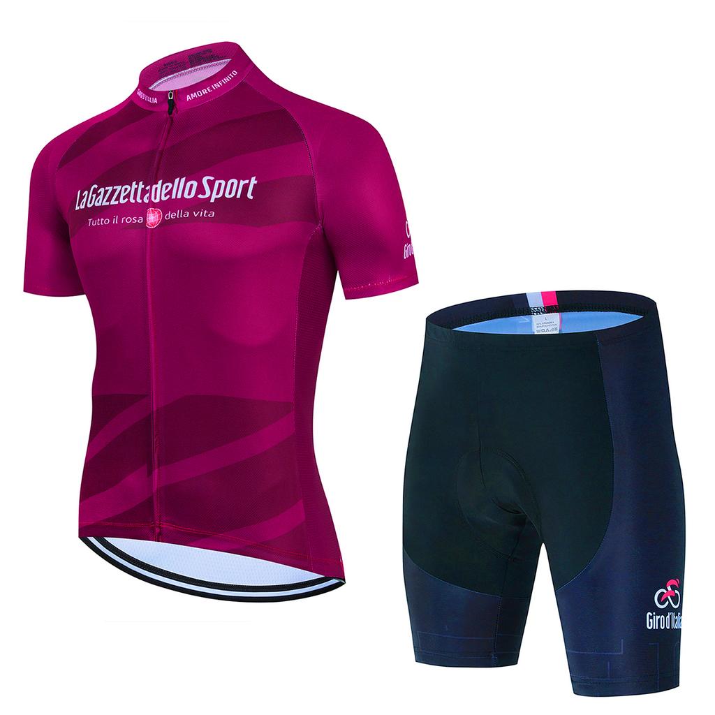 Summer Cycling Clothing Tour Giro D'Italia Sets Breathable Mountain Bike Cycling Clothes Ropa Ciclismo Verano Triathlon Suits