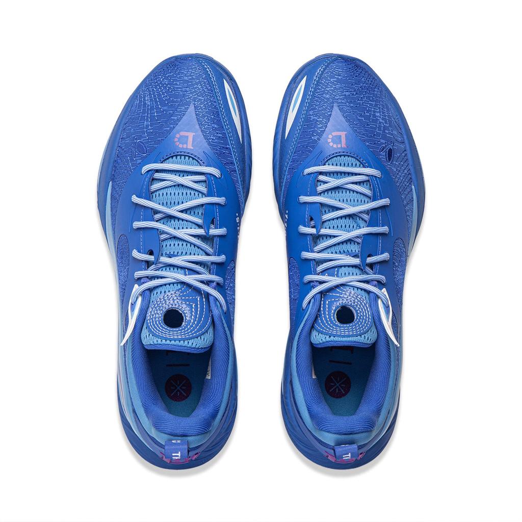 Li Ning DLO2 Niedrige Basketballschuhe Unisex Palace Blue ABPW013-8