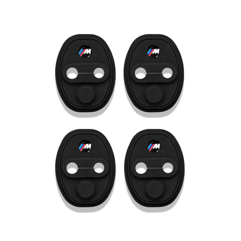  KYSIY1 Car Sticker 4PCS Car Door Lock Cover Case  Accessories For BMW M E34 E36 E60 E90 E46 E39 E70 F10 F20 F30 X5 X6 X1 M3 M5 M6 E71 F
