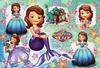70-Piece Kids' Puzzle: Sofia the First and Sofia the Little Mermaid [Children's Jigsaw Puzzle]