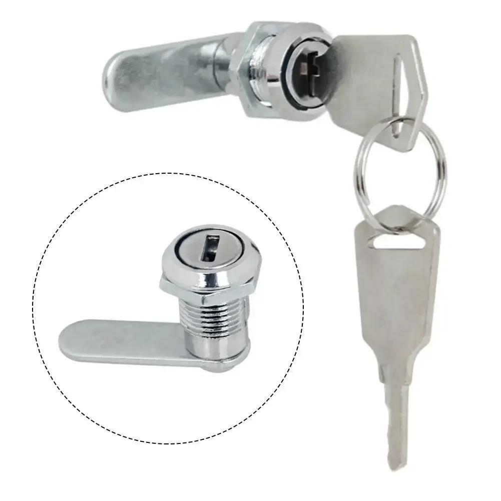 

1PC Drawer Lock Cabinet Mail Box Filing Locker Cam Lock Cupboard Door Aluminum Alloy Lock With Key Furniture Hardware