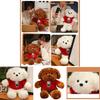 Adorable Teddy Bear Dog Plush Toy Cute Puppy Doll For Girls Birthday Gift Soft Sweater Design
