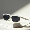 Futuristic Tech-Inspired UV400 Sunglasses Distinctive Half-Frame Design-Trendy Punk-Style Riding Goggles Ultra-Cool Streetwear