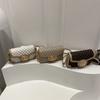 Retro niche small square bag women's new trend single shoulder oblique span bag versatile printed commuter armpit bag