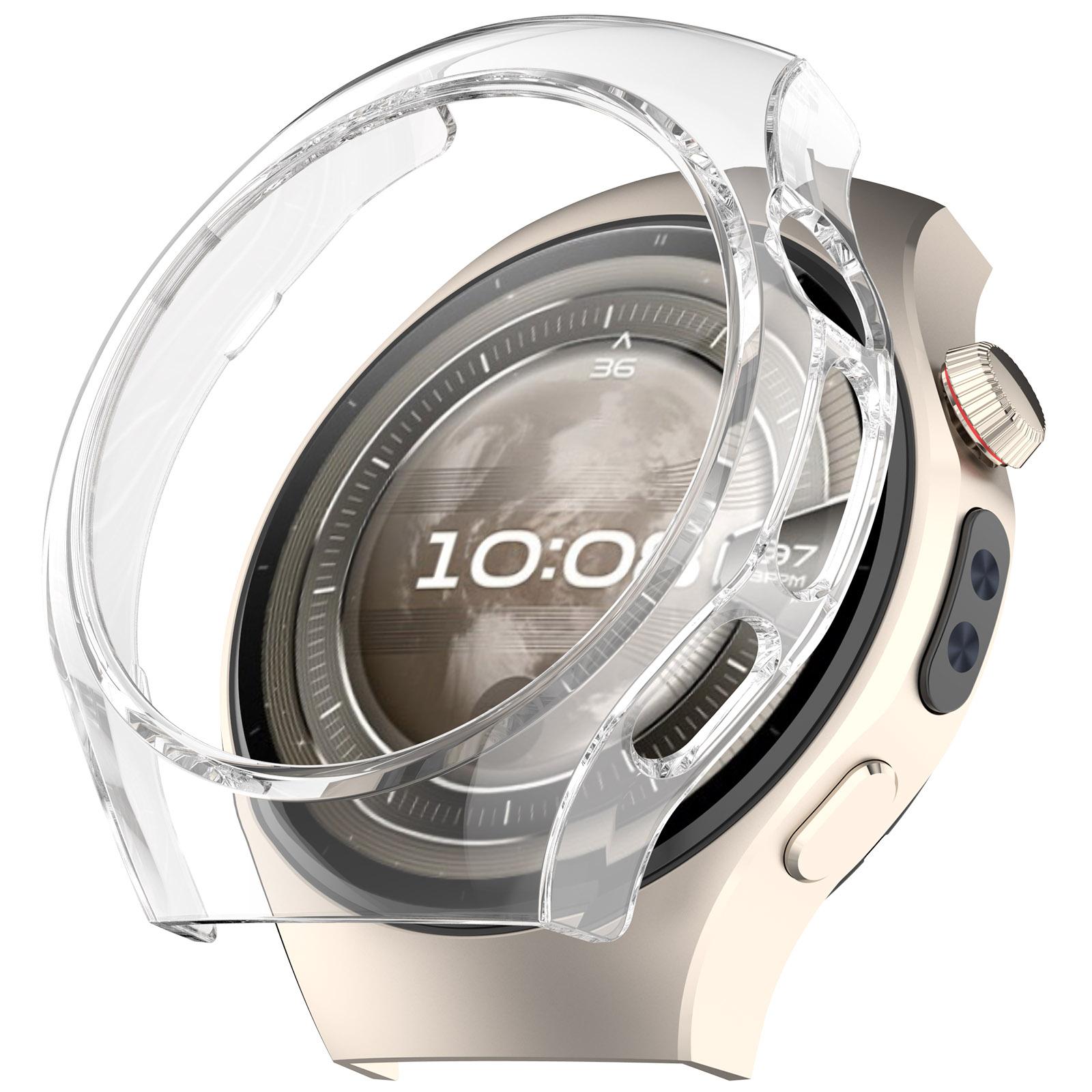 

For Huawei Watch 5 42mm Case Half-Wrapped Hollow Hard PC Watch Cover C