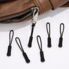 10PCS Zipper Head Extension Cord Tags Pulls Slider Cord Rope Puller Ends Lock Zip Clip Buckle for Bag Outdoor