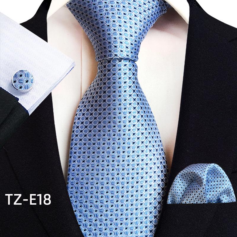 Paisley Waist Flower Men's Tie, Pocket Square, and Cufflinks Set - 2025 Edition