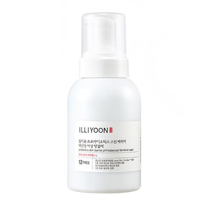 ILLIYOON Probiotics Skin Barrier Intimate Wash – Gentle Gel & Mild Acidic Foam for Daily Feminine Hygiene, Korean