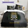 Boavista FC Pattern Bedding Home Decoration Birthday Gift (1 * duvet cover + 2 * pillowcase, without core)