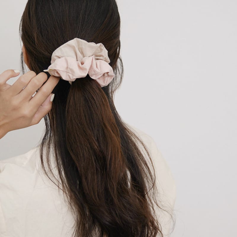 Bynoo Classic Color Block Scrunchie (6 Colors)