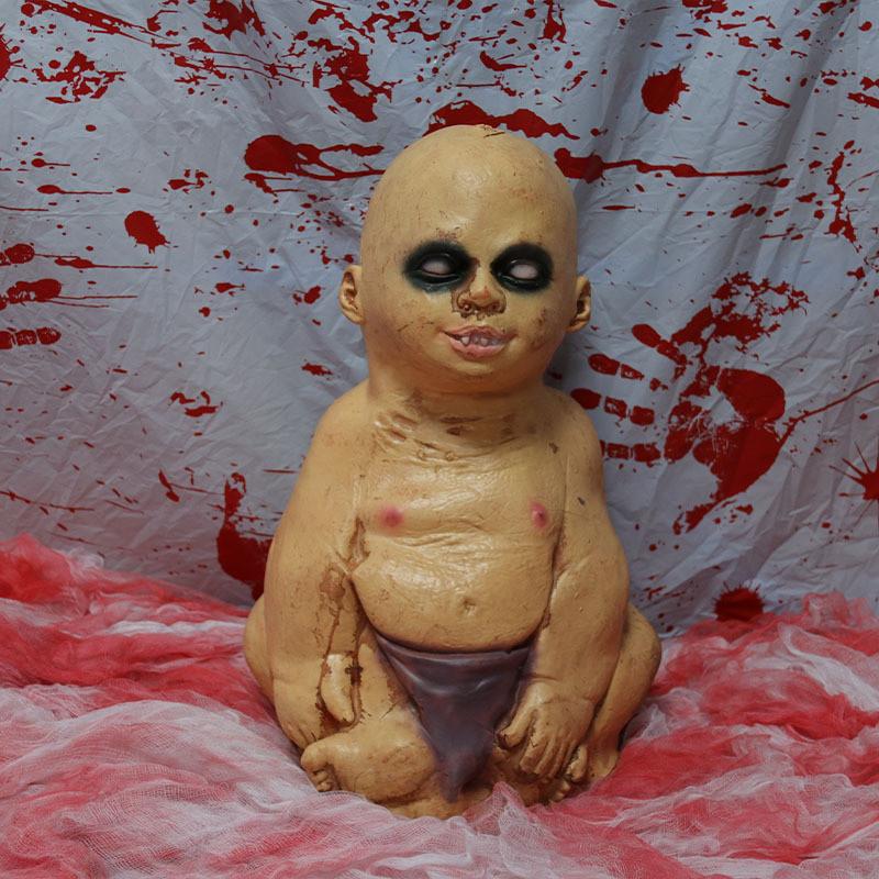 Horror Baby Halloween Hand Eating Model Venue Decoration Scary Doll Props