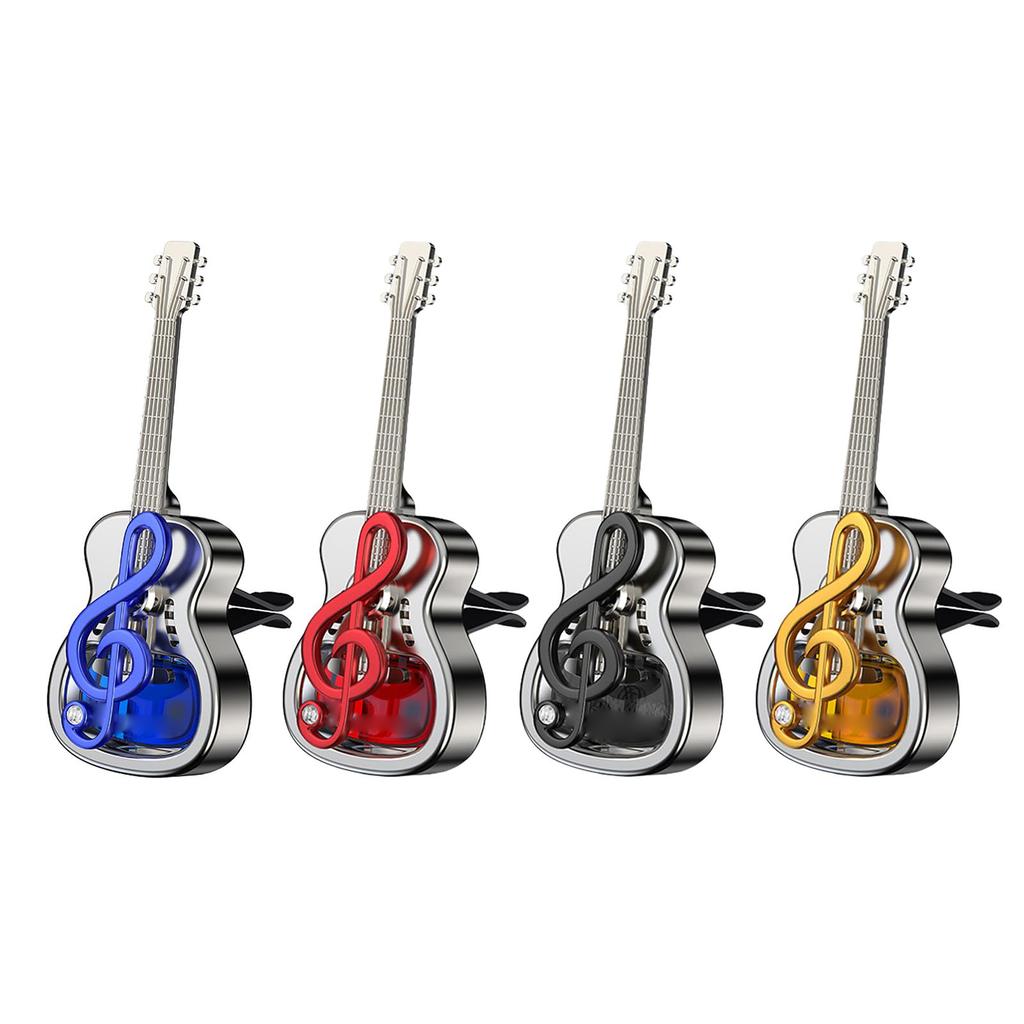 Car Aromatherapys Clip Guitar Shape Freshener Vent Mount Fragrances Diffuser Perfumes Scent Diffuser Dispenser 40ml