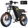 VARUN X-Plorer Raptor Erwachsenen Elektrofahrrad Spitzenleistung 1000W Bürstenloser Motor 48V 20,8Ah Akku All-Terrain Fat Tire E-Bike für den täglichen Weg zur Arbeit  Offroad-Abenteuer