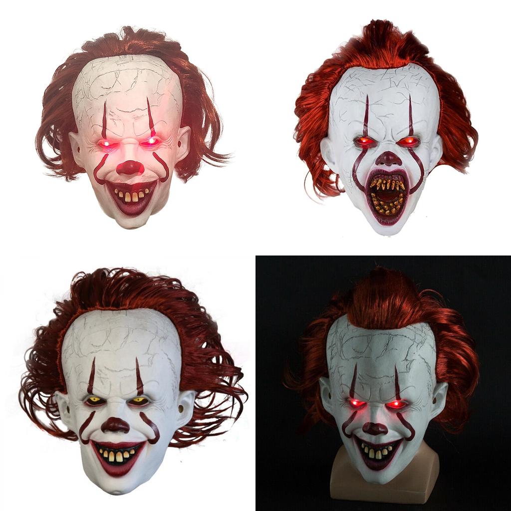 Scary Stephen King's It Mask For Halloween Men Joker Costume Cosplay