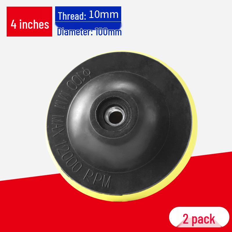 Sanding Artifact: Flocking Sandpaper Suction Cup for Angle Grinders – Self-Adhesive Disc for Woodworking and Wall Polishing.