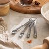 Stainless Measuring Spoons 5 Piece Set for Baking and Cooking