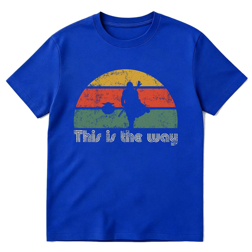 Funny Jedi The Retro Way Graphic Tshirt Unisex Women Clothing Fashion Vintage Tshirts Cotton Oversized Short Sleeve T Shirts Tops