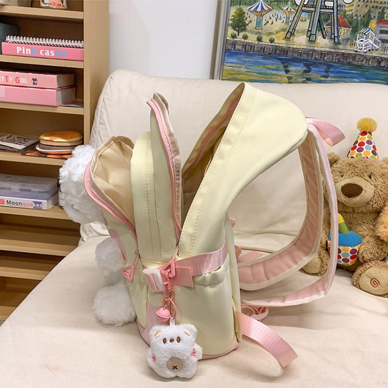 Zaino Trendy da Ragazza Adolescente Orsetto Carino Scuola di Alto Valore Studente di Scuola Media Alunno Zaino Impermeabile in Nylon Borsa per Libri Regalo Sorpresa per le Vacanze dei Bambini