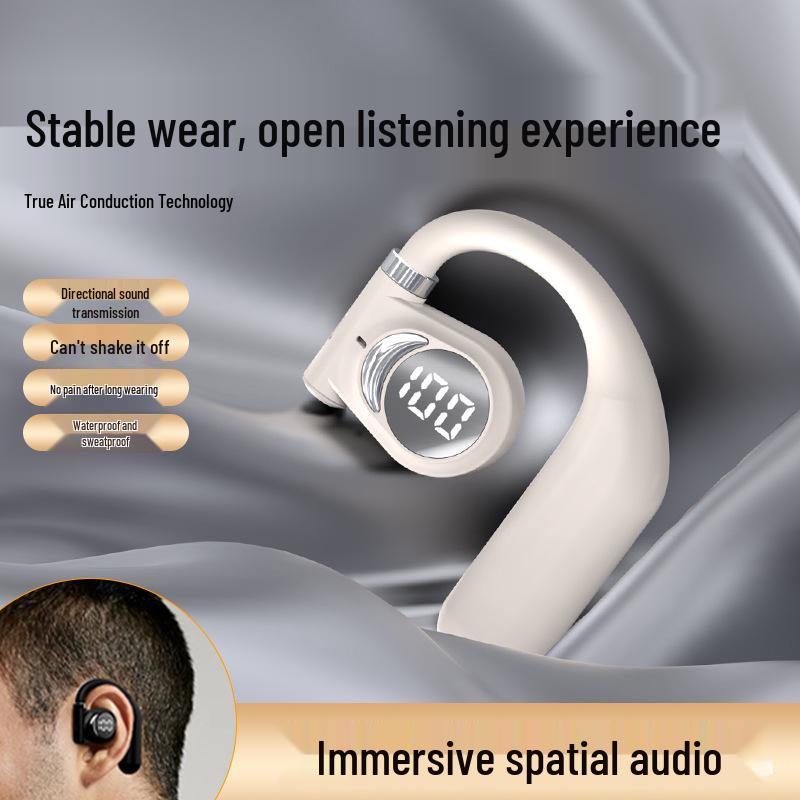 SK6 Ultra-thin Bluetooth 5.4 Creative Outdoor Single-Sided Earphones