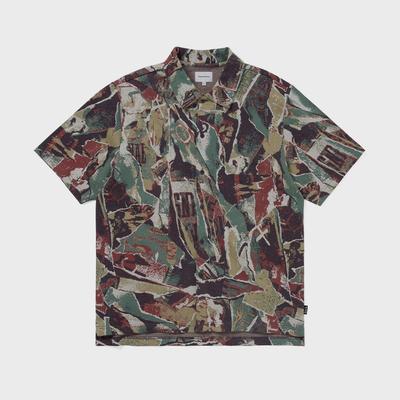 ThIs Is Never That Jacquard Pattern Button Up Top Multi