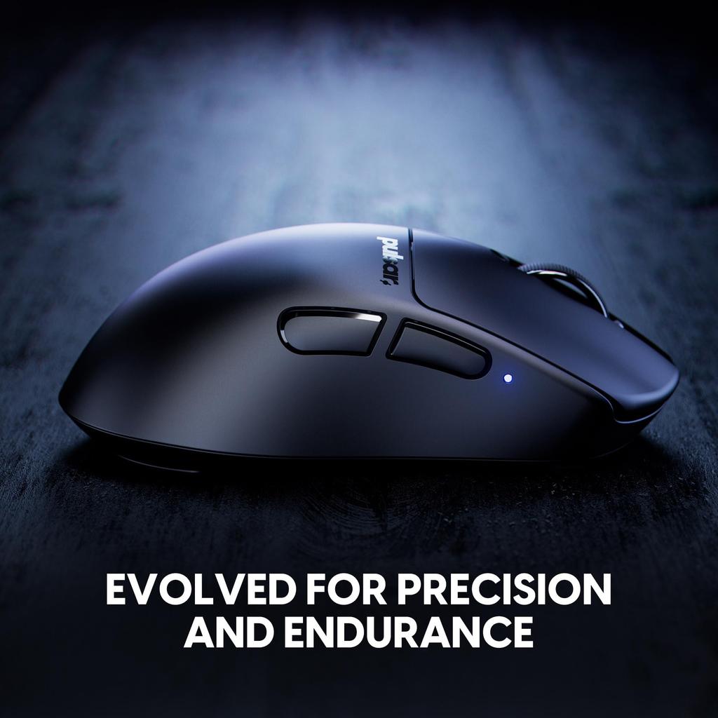 Pulsar Gaming Gears X3 LHD Wireless Gaming 32000 Optical Flagship Sensor Mouse, Ultra-Lightweight (55g), 1ms, DPI, swich, XS-1