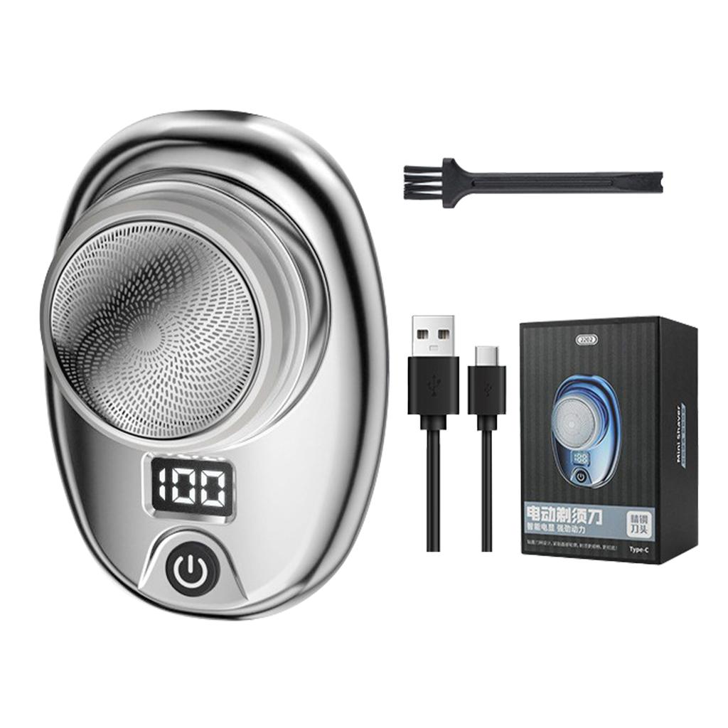 Ανδρική ηλεκτρική ξυριστική μηχανή Φορητή κουρευτική για γένια Επαναφορτιζόμενη ξυριστική μηχανή ξυρίσματος με ψηφιακή μπαταρία