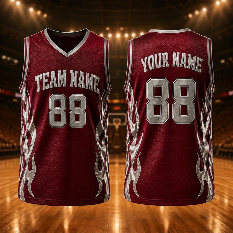 Simple Fashion Basketball Jersey Team Uniforms For Men Custom Name Team Name Number Sports Vest Loose Quick Dry Tank Tops