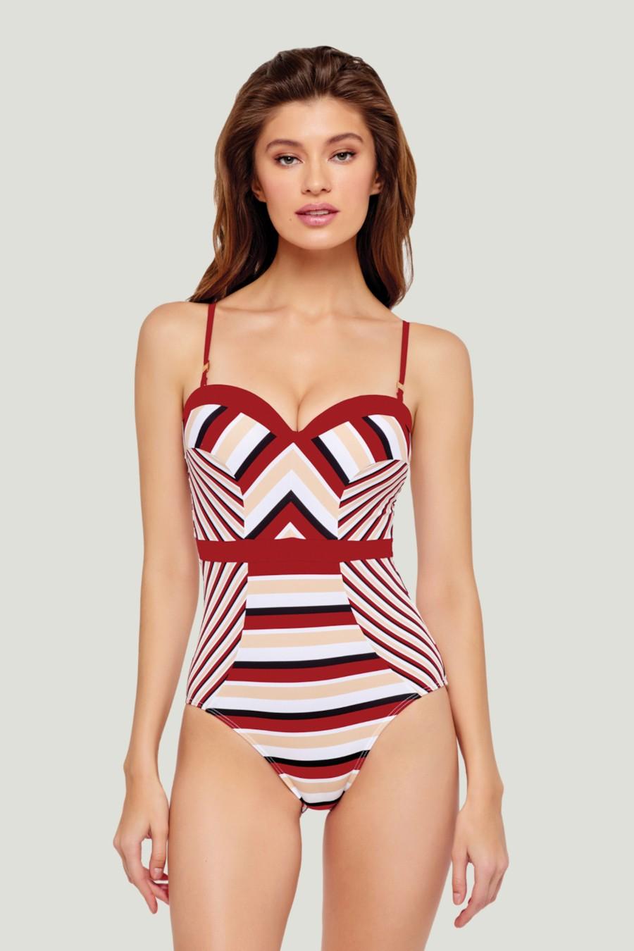 

Купальник слитный push up Marc & Andre (64984) 44D/M різнокольорові кольору