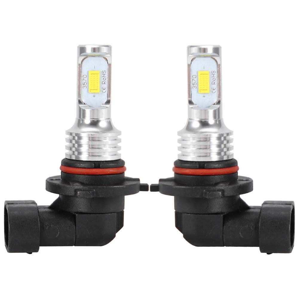 H10 9145 Fog Light 80 8000K White LED Fog Light Highlight Universal Replacement Bulbs, 2-Pack, Bulbs, 12-24V