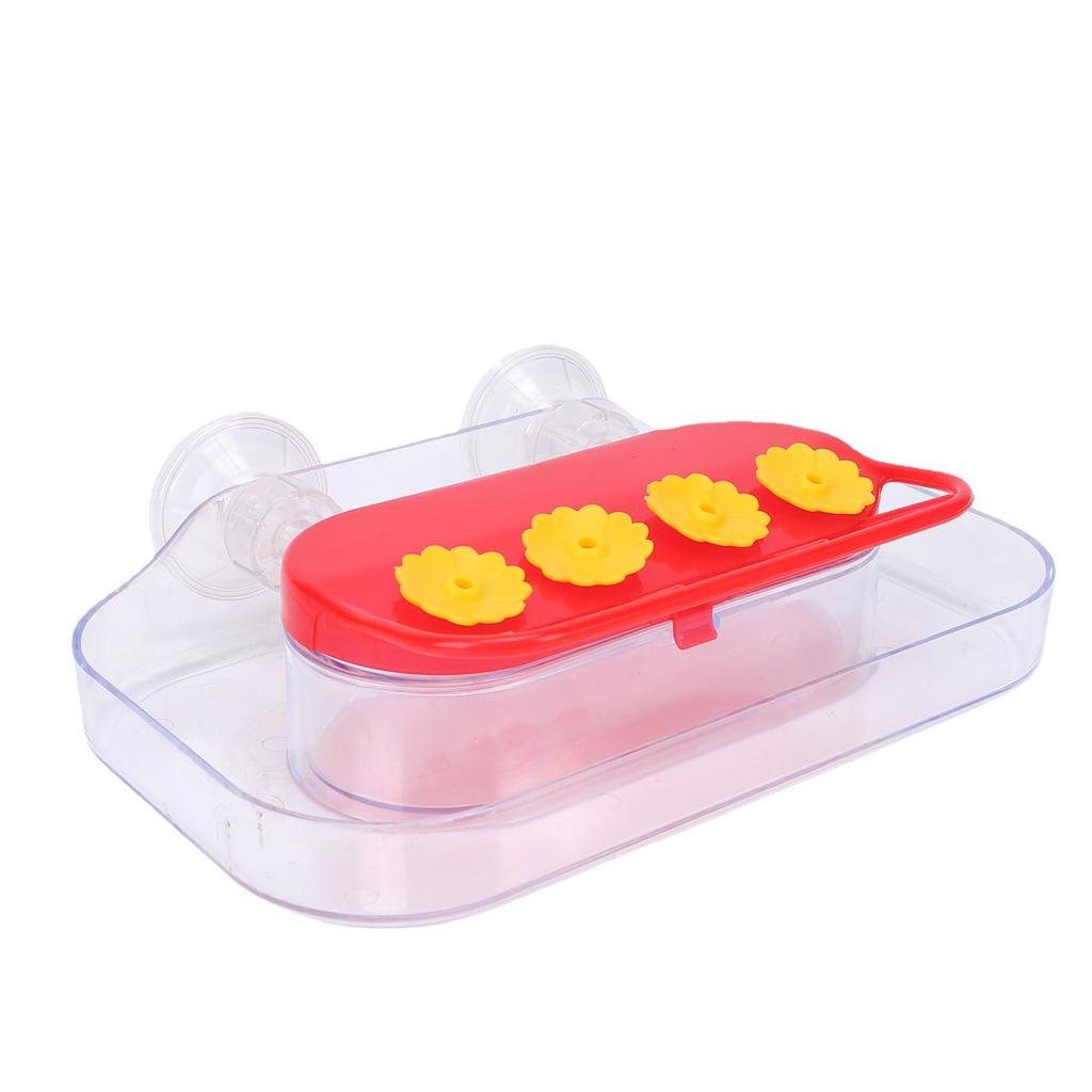 Suction Cup Bird Water Feeder Bird Water Drinker Refillable Window Feeder for Viewing Bird Watching